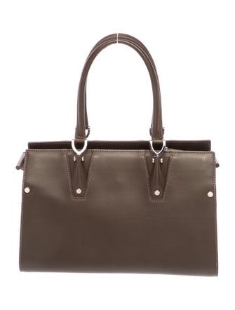 Longchamp Leather Top Handle Bag