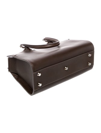 Longchamp Leather Top Handle Bag