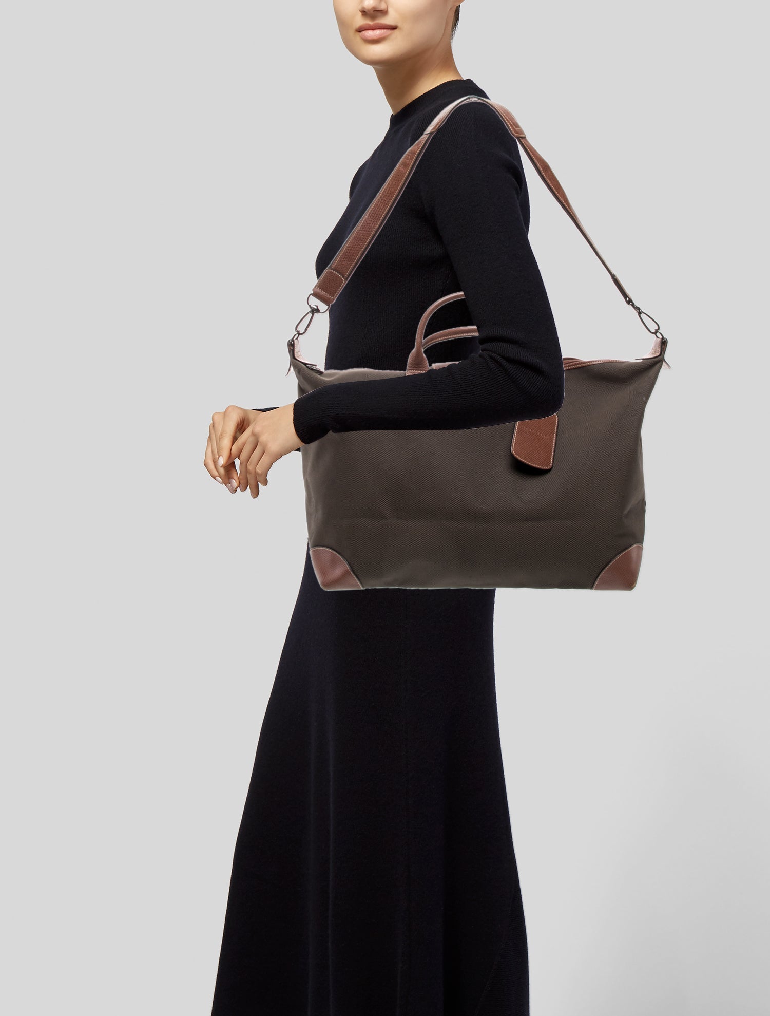 Longchamp Canvas Boxford Large