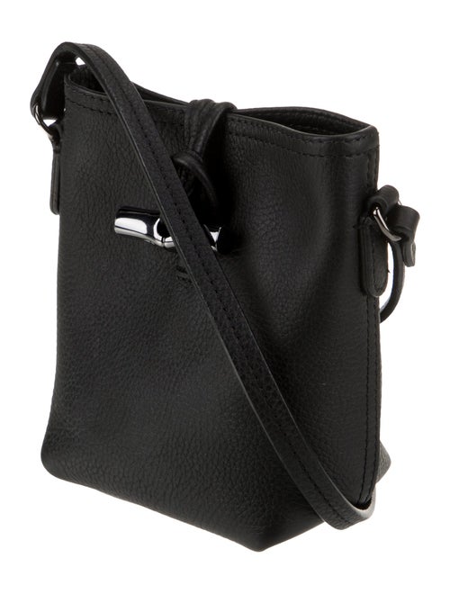 Longchamp Leather Bucket Bag