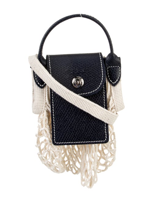 Longchamp Leather Bucket Bag