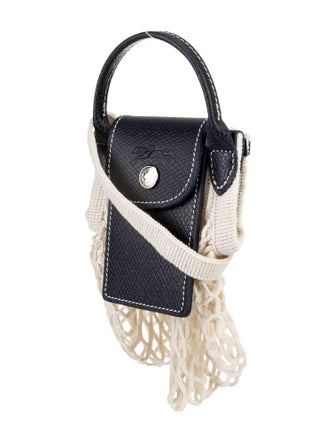 Longchamp Leather Bucket Bag