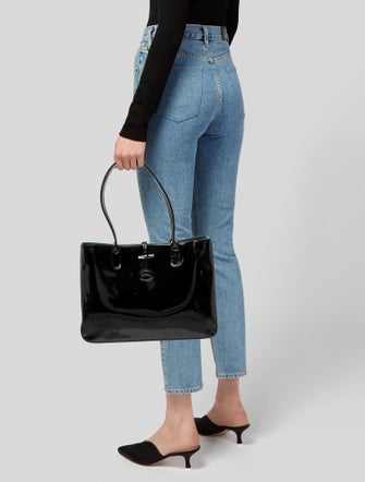 Longchamp Patent Leather Tote