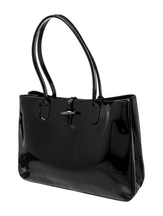 Longchamp Patent Leather Tote