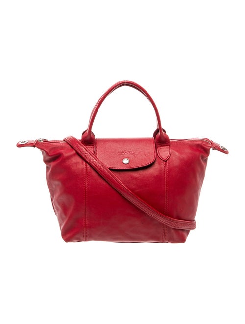 Longchamp Leather Top Handle Bag