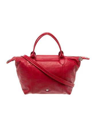 Longchamp Leather Top Handle Bag