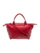 Longchamp Leather Top Handle Bag