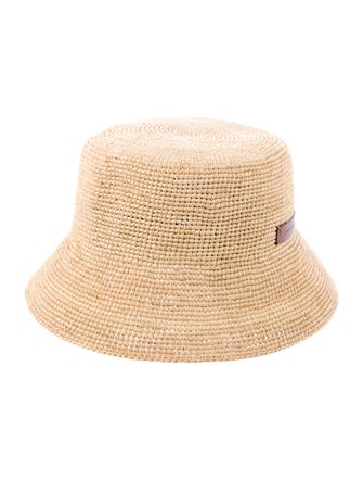 Longchamp Straw Bucket Hat