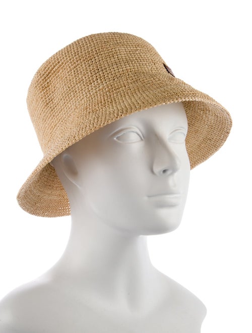 Longchamp Straw Bucket Hat