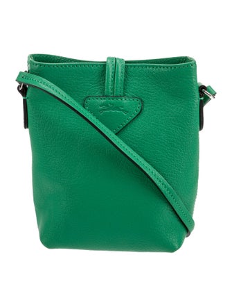 Longchamp Leather Bucket Bag