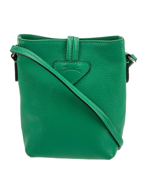 Longchamp Leather Bucket Bag