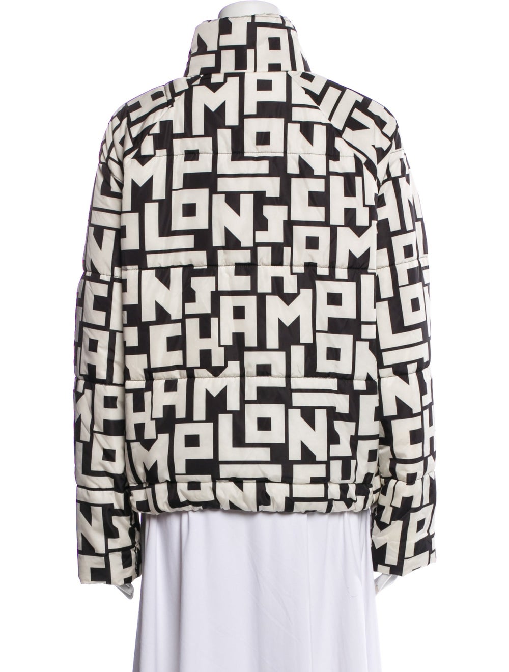 Longchamp Nylon Utility Jacket Printed Stand Coll… - image 3