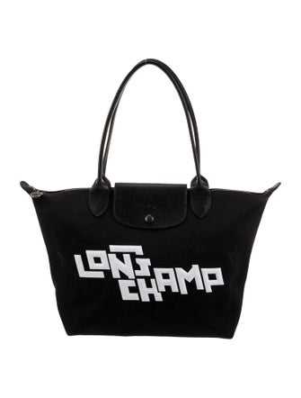 Longchamp Nylon Top Handle Bag