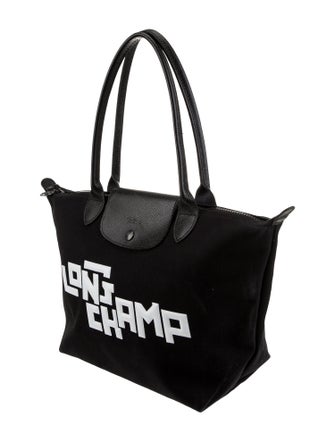 Longchamp Nylon Top Handle Bag