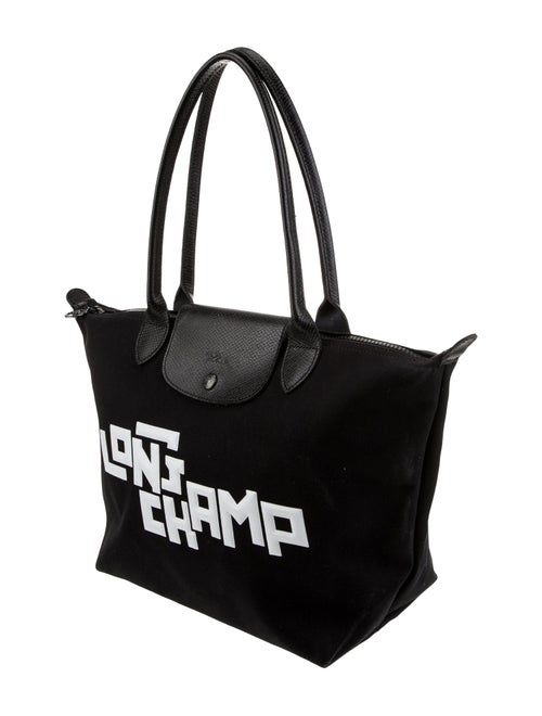 Longchamp Nylon Top Handle Bag