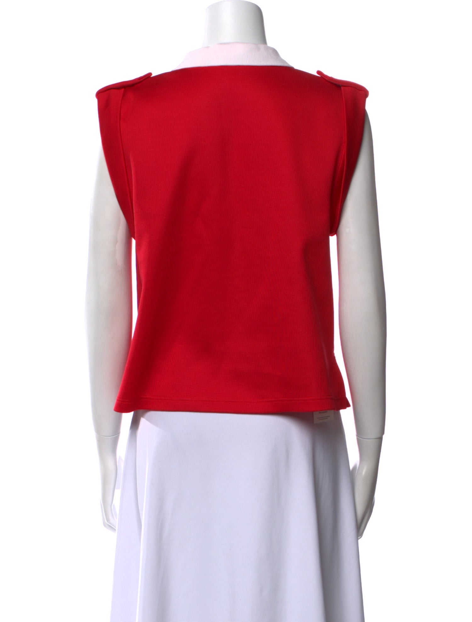 Longchamp V-Neck Sleeveless Top