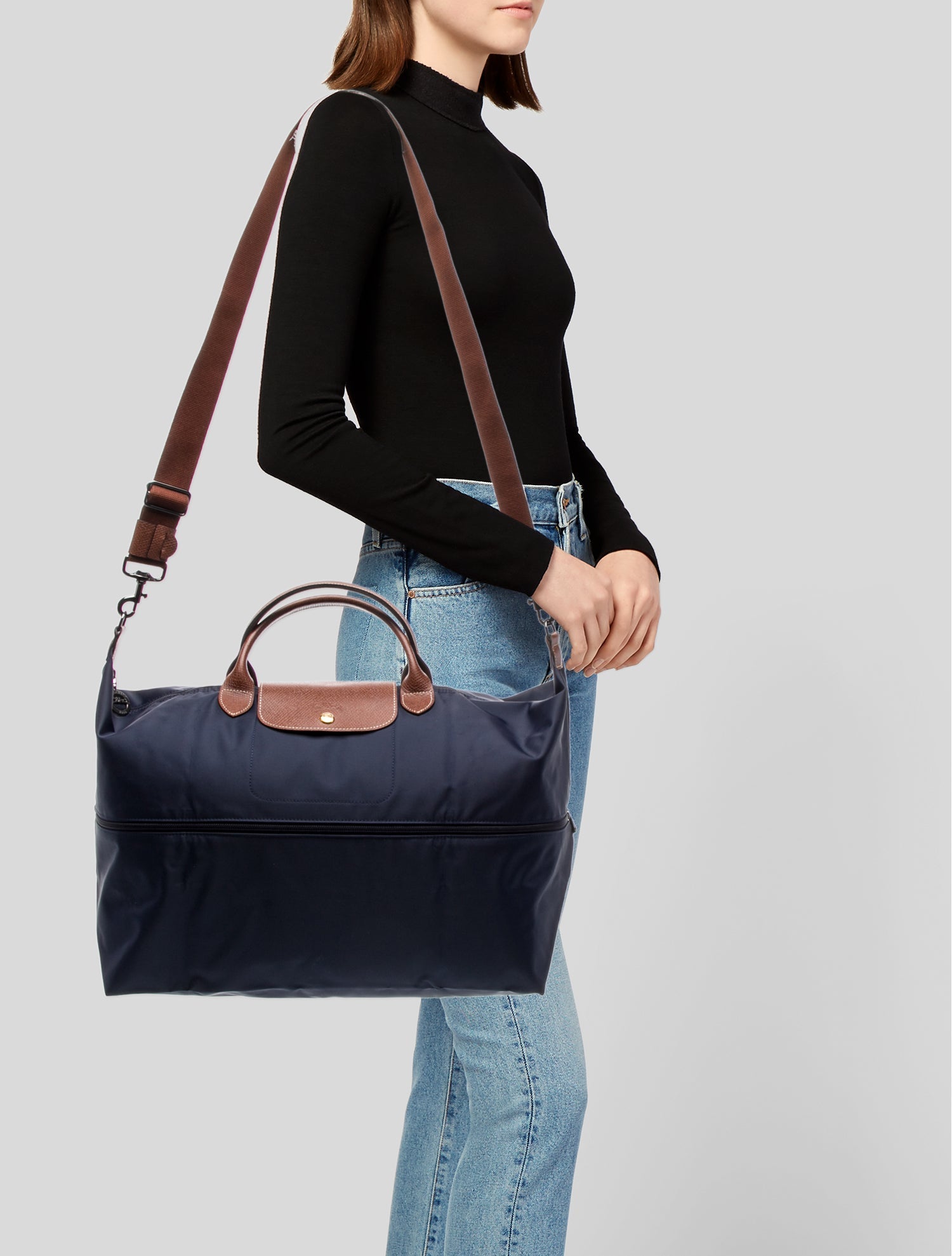 Longchamp Nylon Weekender Bag