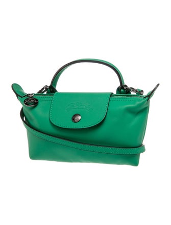 Longchamp Leather Le Pliage XS
