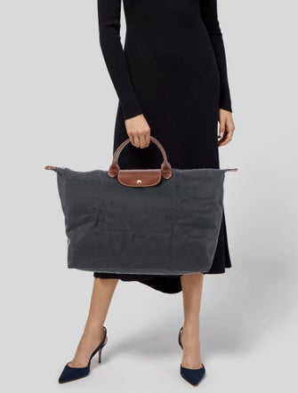 Longchamp Nylon Top Handle Bag