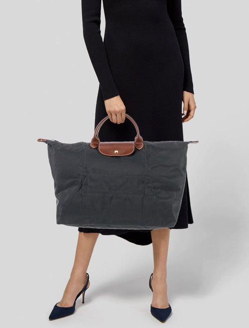 Longchamp Nylon Top Handle Bag