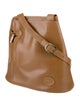 Longchamp Leather Messenger Bag