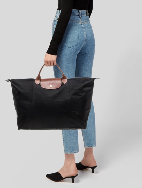 Longchamp Nylon Top Handle Bag