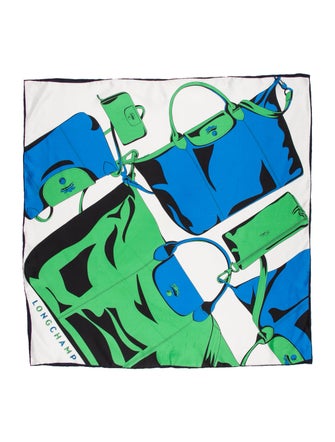 Longchamp Printed Scarf