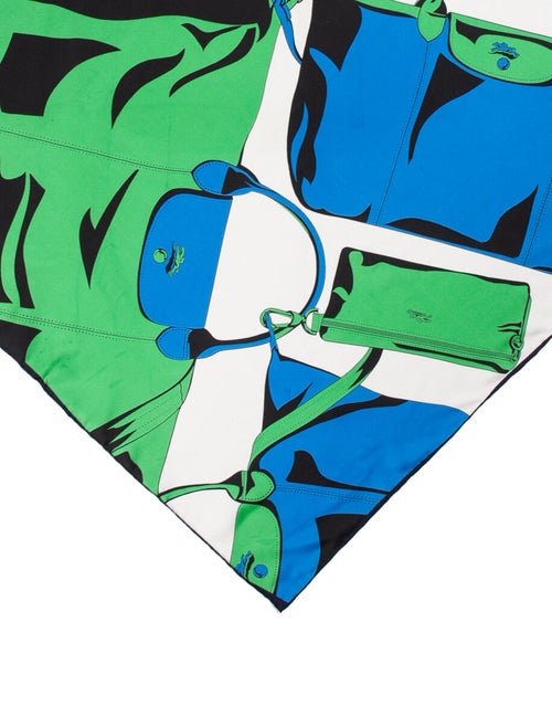 Longchamp Printed Scarf