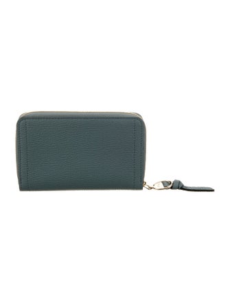 Longchamp Mailbox Compact Wallet Leather Wallet