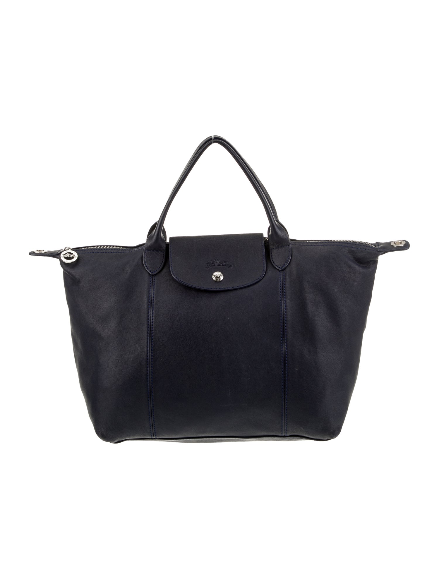 Longchamp Leather Top Handle Bag