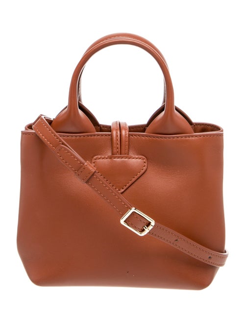 Longchamp Leather Bucket Bag