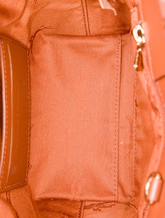 Longchamp Leather Bucket Bag