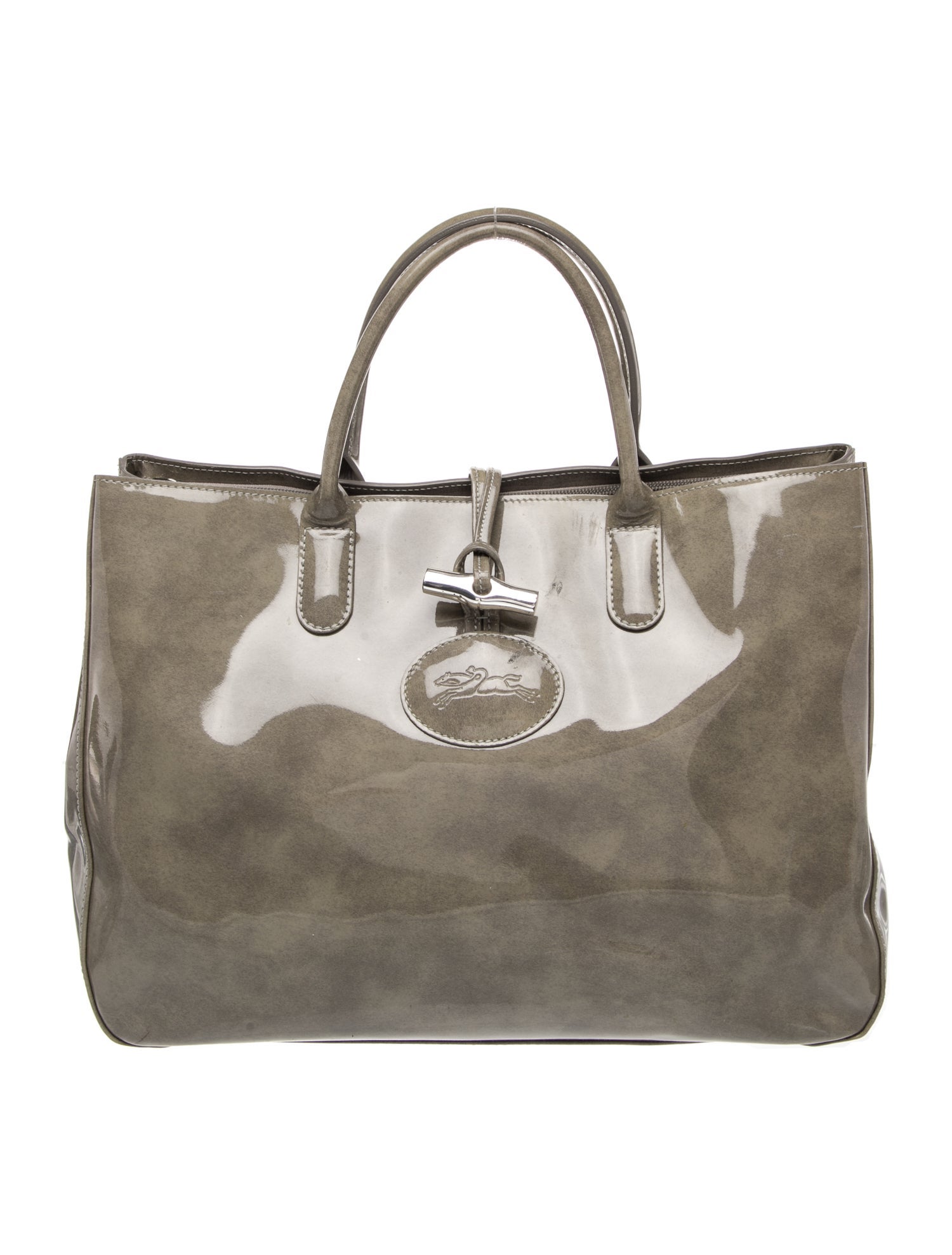 Longchamp Patent Leather Tote
