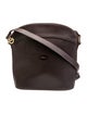 Longchamp Leather Messenger Bag