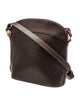 Longchamp Leather Messenger Bag