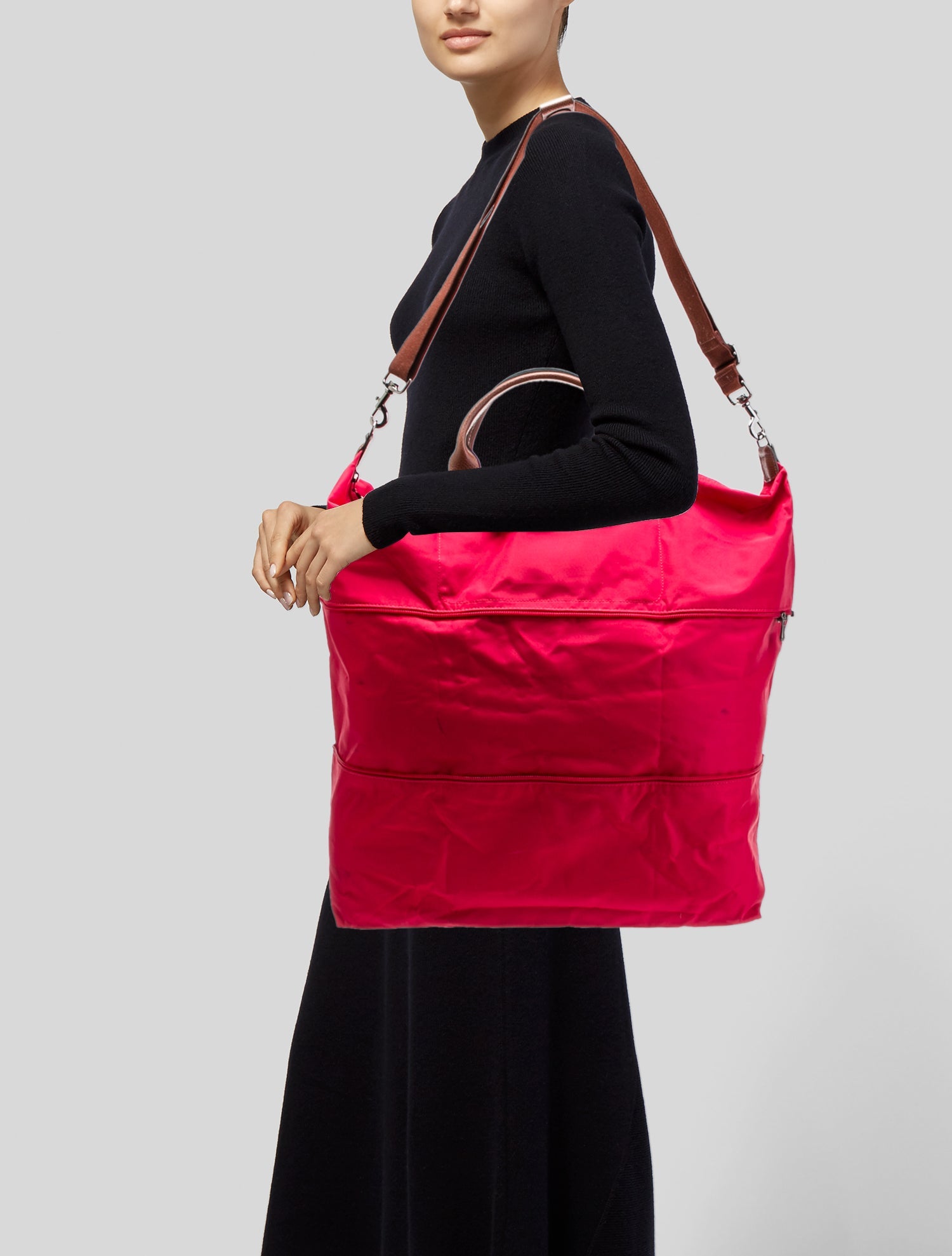 Longchamp Nylon Messenger Bag