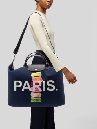 Longchamp Nylon Weekender Bag