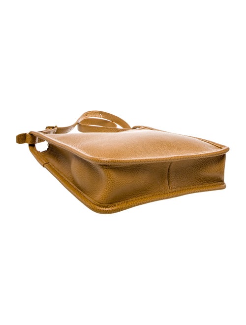 Longchamp Leather Messenger Bag
