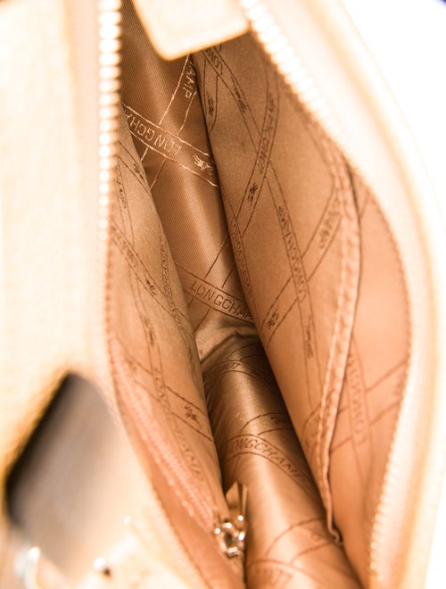 Longchamp Leather Messenger Bag