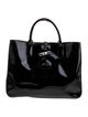 Longchamp Patent Leather Top Handle Bag