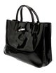 Longchamp Patent Leather Top Handle Bag
