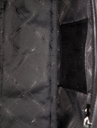 Longchamp Patent Leather Top Handle Bag