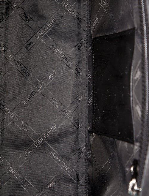 Longchamp Patent Leather Top Handle Bag