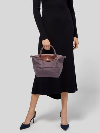 Longchamp Nylon Top Handle Bag