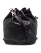 Longchamp Leather Bucket Bag