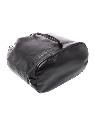 Longchamp Leather Bucket Bag