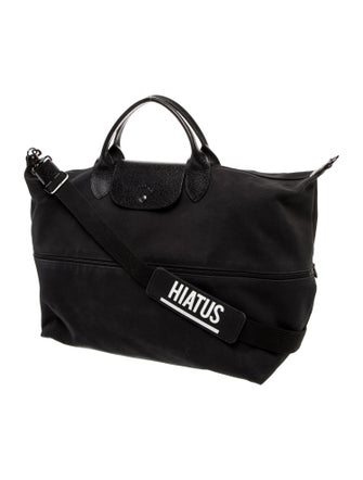 Longchamp Canvas Messenger Bag