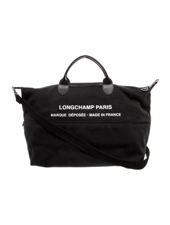 Longchamp Canvas Messenger Bag