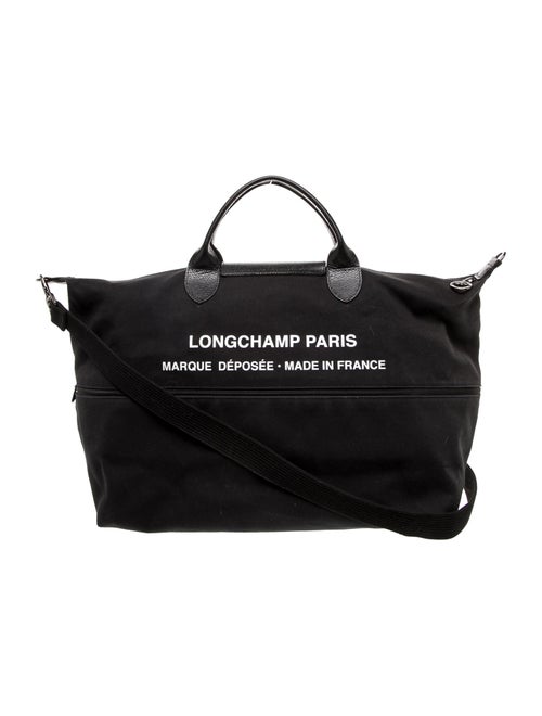 Longchamp Canvas Messenger Bag