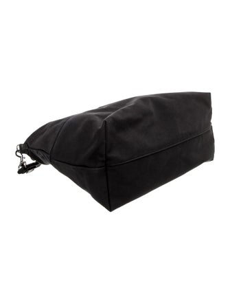 Longchamp Canvas Messenger Bag